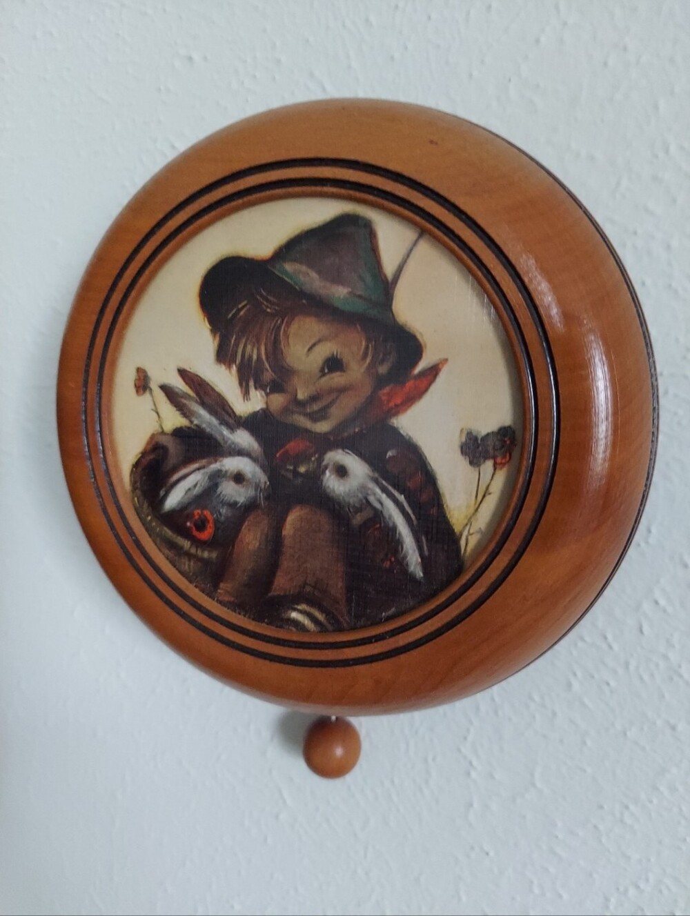 Vtg Reuge M.I Hummel Music Box Pull String Bornfree Swiss Musical Movement Works